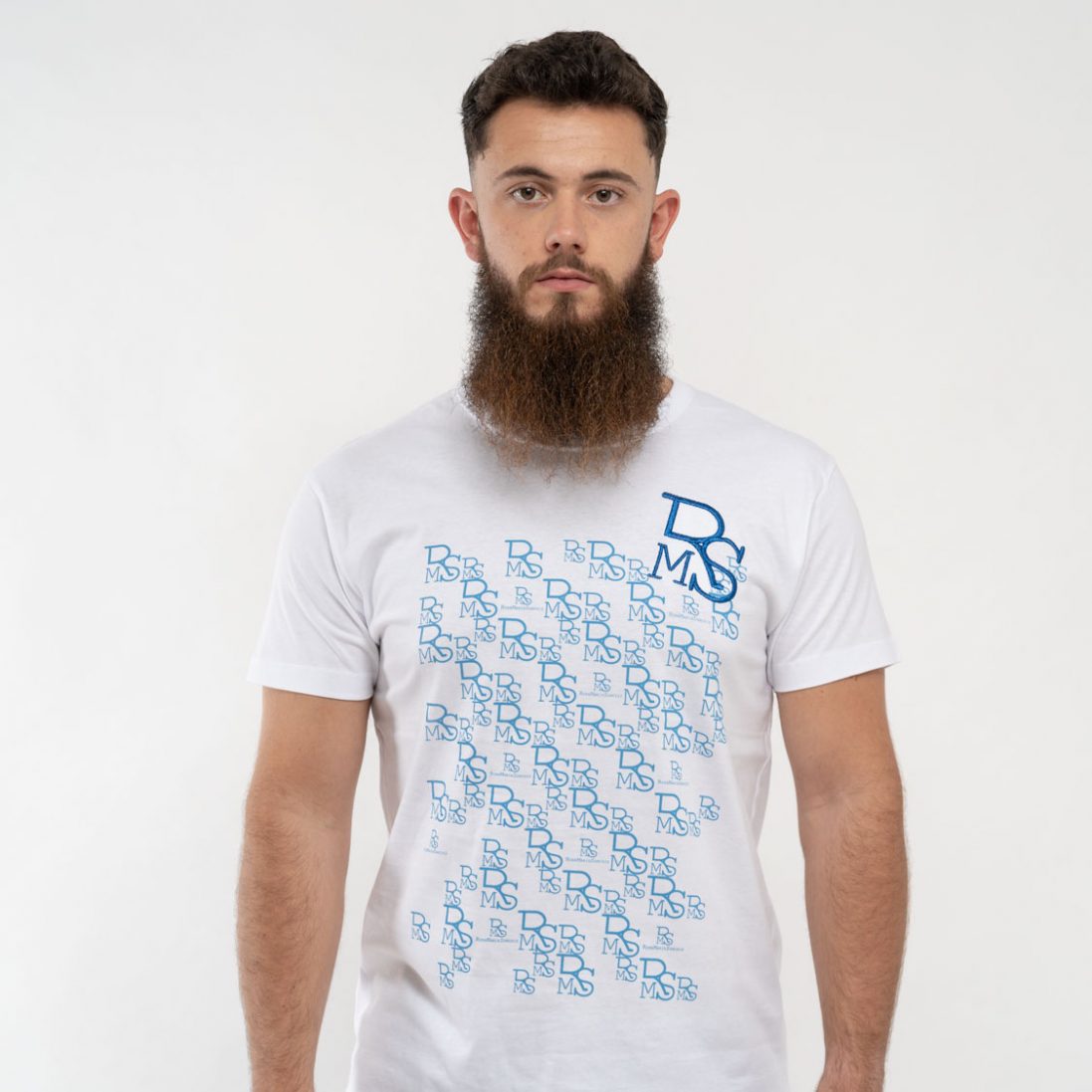 Camiseta RMS Blanco Celeste