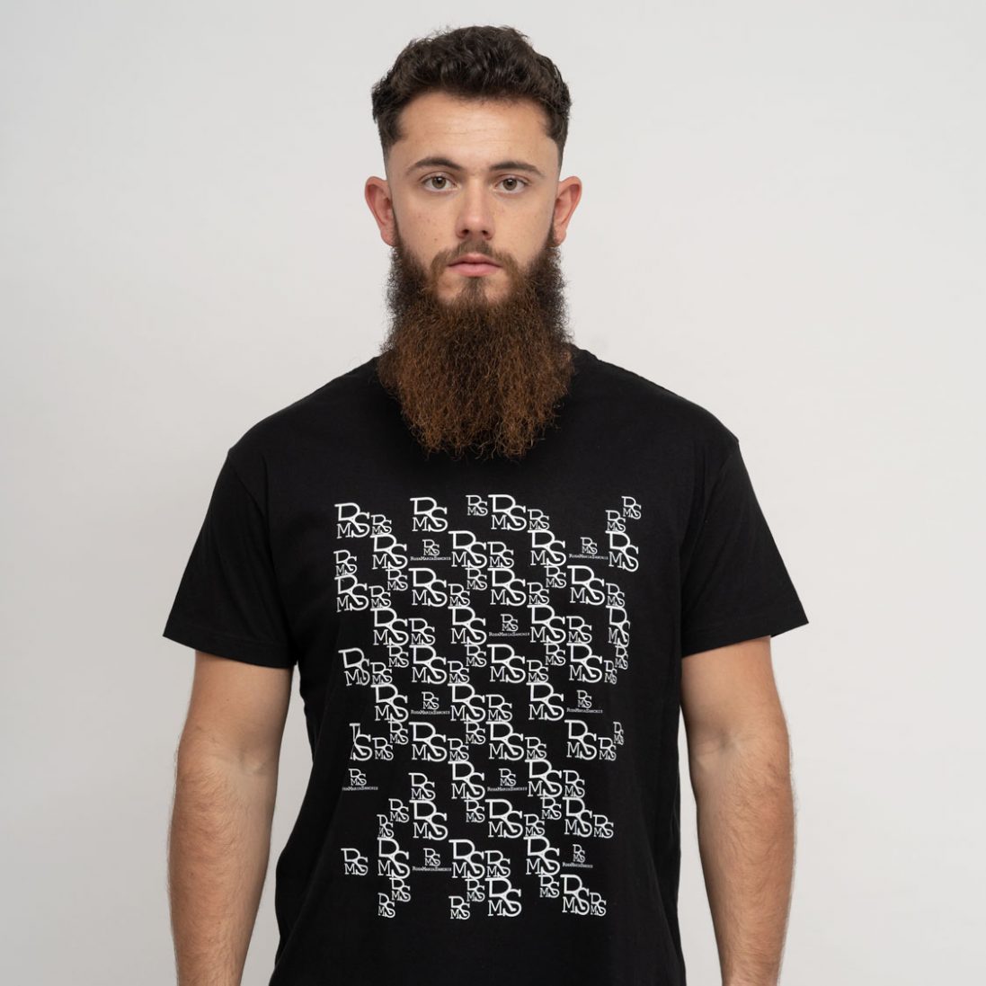 Camiseta RMS Negro Blanco