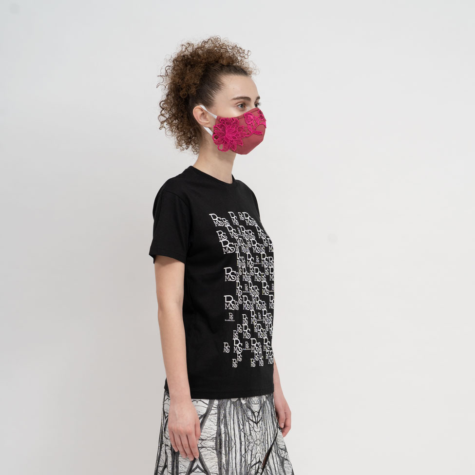 Camiseta RMS Negro Blanco