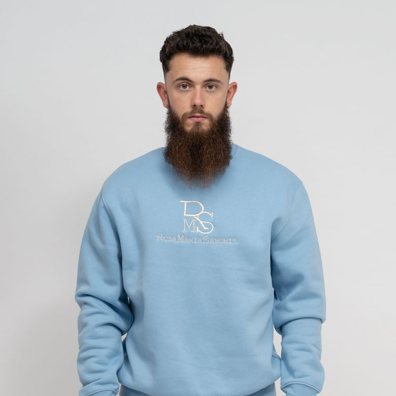 Sudadera RMS Celeste