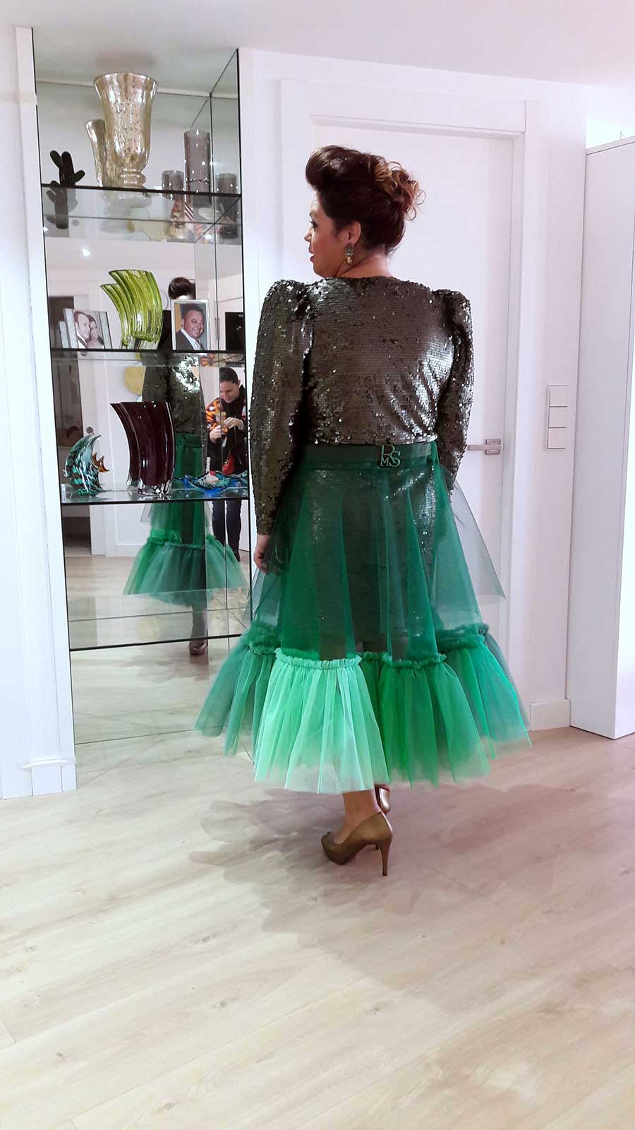 Darkpop conjunto mujer a medida