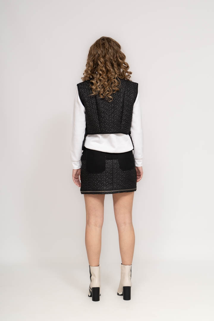 Falda acolchada convertible