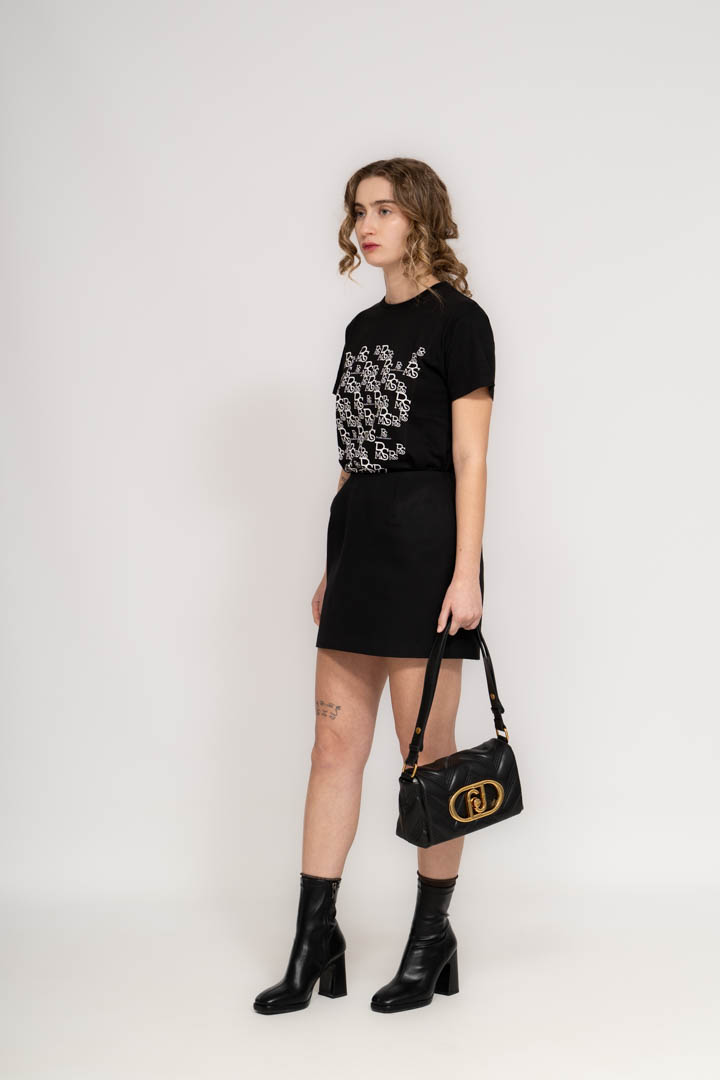 Falda Bowl negra