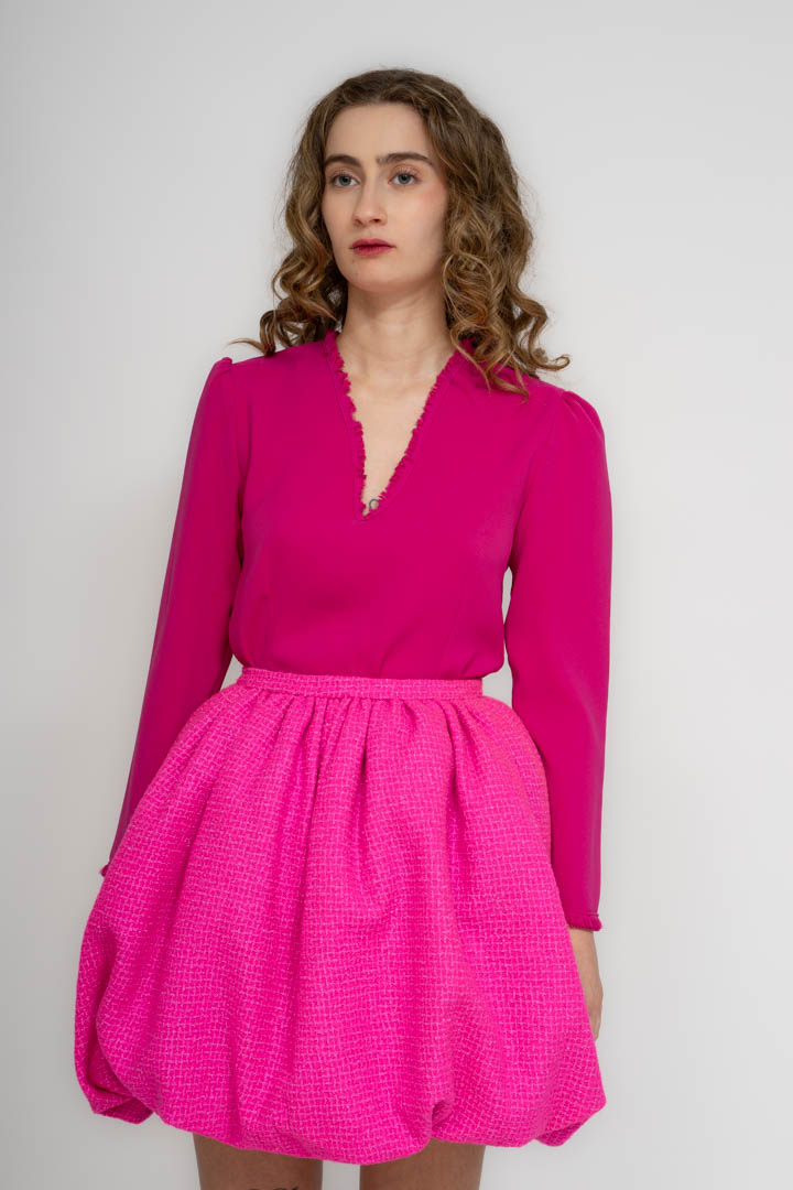 Camisa Fresa con flecos