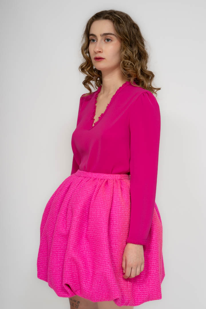 Camisa Fresa con flecos